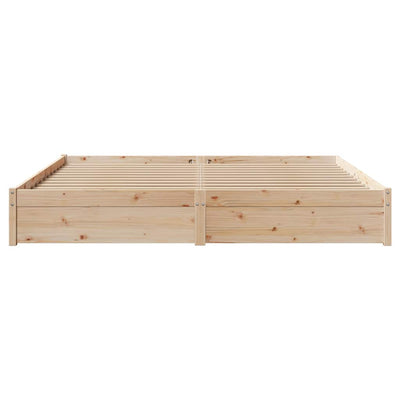 Bed Frame without Mattress 180x200 cm Super King Solid Wood Pine