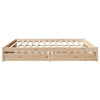 Bed Frame without Mattress 180x200 cm Super King Solid Wood Pine