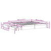 Bed Frame without Mattress 180x200 cm Super King Solid Wood Pine