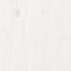 Bed Frame without Mattress White 200x200 cm Solid Wood Pine
