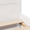 Bed Frame without Mattress White 200x200 cm Solid Wood Pine