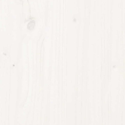 Bed Frame without Mattress White 140x190 cm Solid Wood Pine