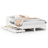 Bed Frame without Mattress White 140x200 cm Solid Wood Pine