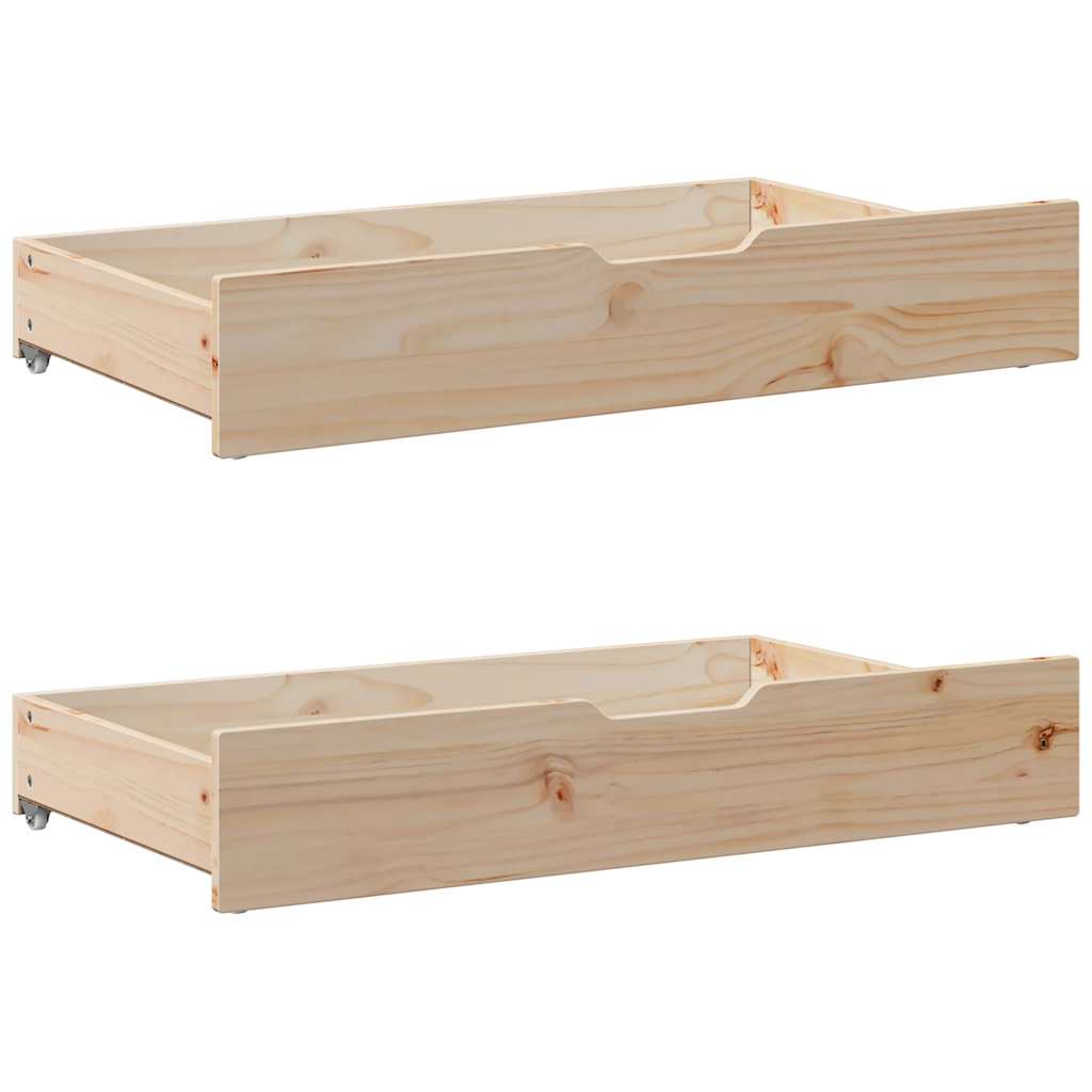 Bed Frame without Mattress 135x190 cm Double Solid Wood Pine