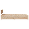 Bed Frame with Drawers without Mattress 90x200 cm