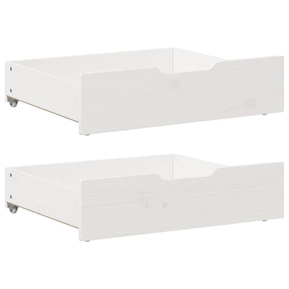 Kids Bed Frame with Drawers without Mattress 80x160 cm Solid Wood