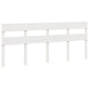 Bed Frame without Mattress White 200x200 cm Solid Wood Pine