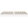 Bed Frame without Mattress White 200x200 cm Solid Wood Pine