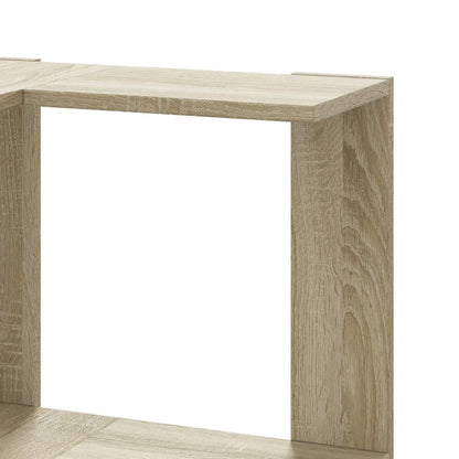 Corner Bookcase 5-Tier Sonoma Oak 50x50x179 cm Engineered Wood
