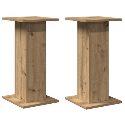 Speaker Stands 2 pcs Artisian Oak 30x30x60 cm Engineered Wood