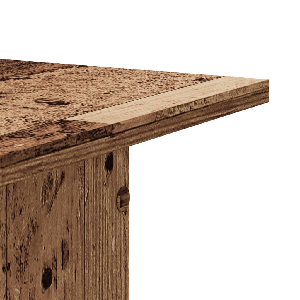 Speaker Stands 2 pcs Old Wood 30x30x80 cm Engineered Wood