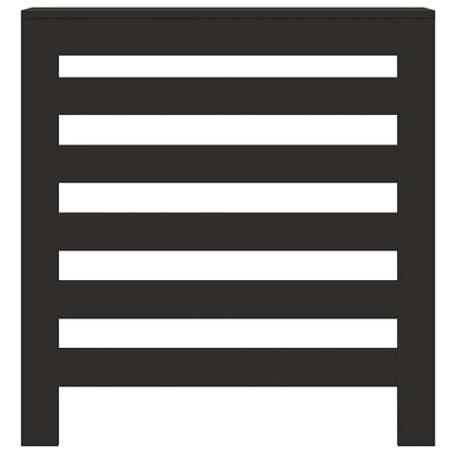Radiator Cover Black 78x20x82 cm Engineered Wood