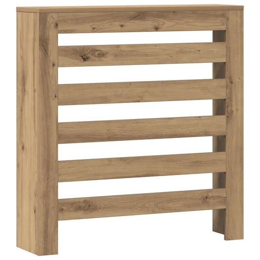 Radiator Cover Oak 78 x 20 x 82 cm Engineered Wood