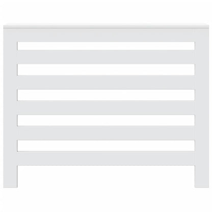 Radiator Cover White 104x20x82 cm Engineered Wood