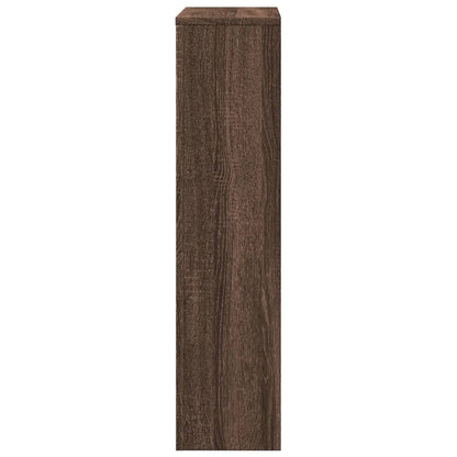Radiator Cover Brown Oak 104x20x82 cm Engineered Wood