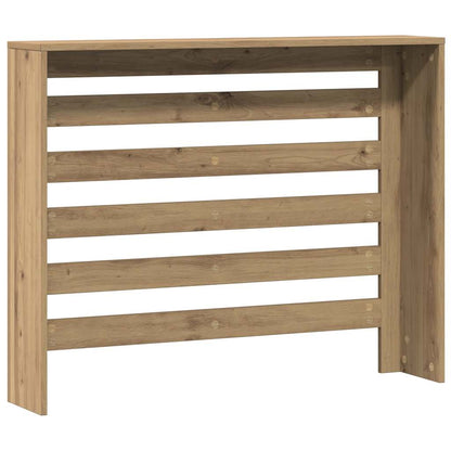 Radiator Cover Artisian Oak 104x20x82 cm Engineered Wood