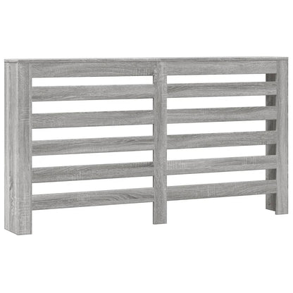 Radiator Cover Grey Sonoma 149x20x82 cm Engineered Wood