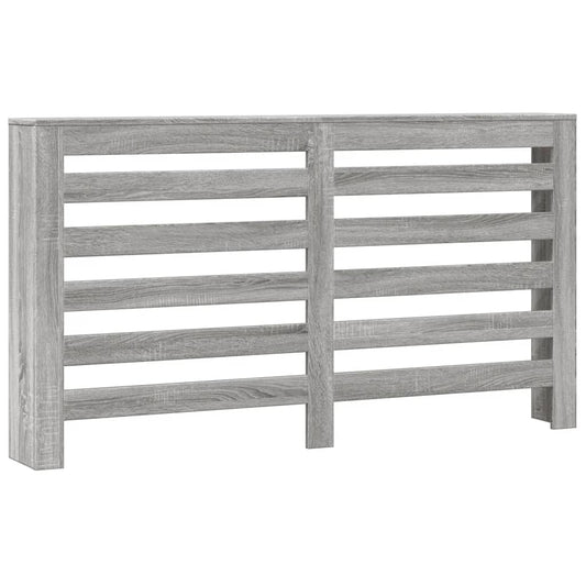 Radiator Cover Grey Sonoma 149 x 20 x 82 cm Engineered Wood
