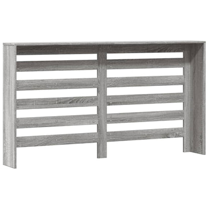 Radiator Cover Grey Sonoma 149x20x82 cm Engineered Wood