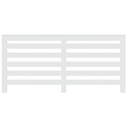 Radiator Cover White 175x20x82 cm Engineered Wood