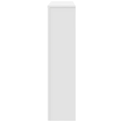 Radiator Cover White 175x20x82 cm Engineered Wood