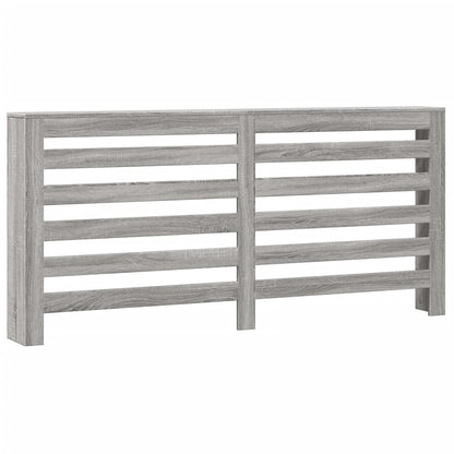 Radiator Cover Grey Sonoma 175x20x82 cm Engineered Wood