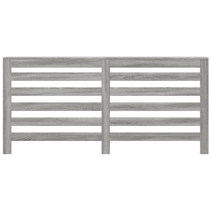 Radiator Cover Grey Sonoma 175x20x82 cm Engineered Wood