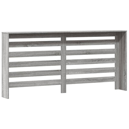Radiator Cover Grey Sonoma 175x20x82 cm Engineered Wood
