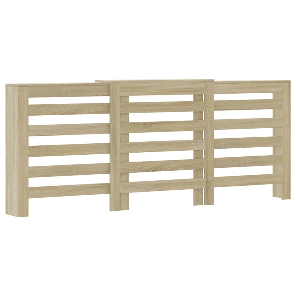 Radiator Cover Sonoma Oak 205x21,5x83,5 cm Engineered Wood