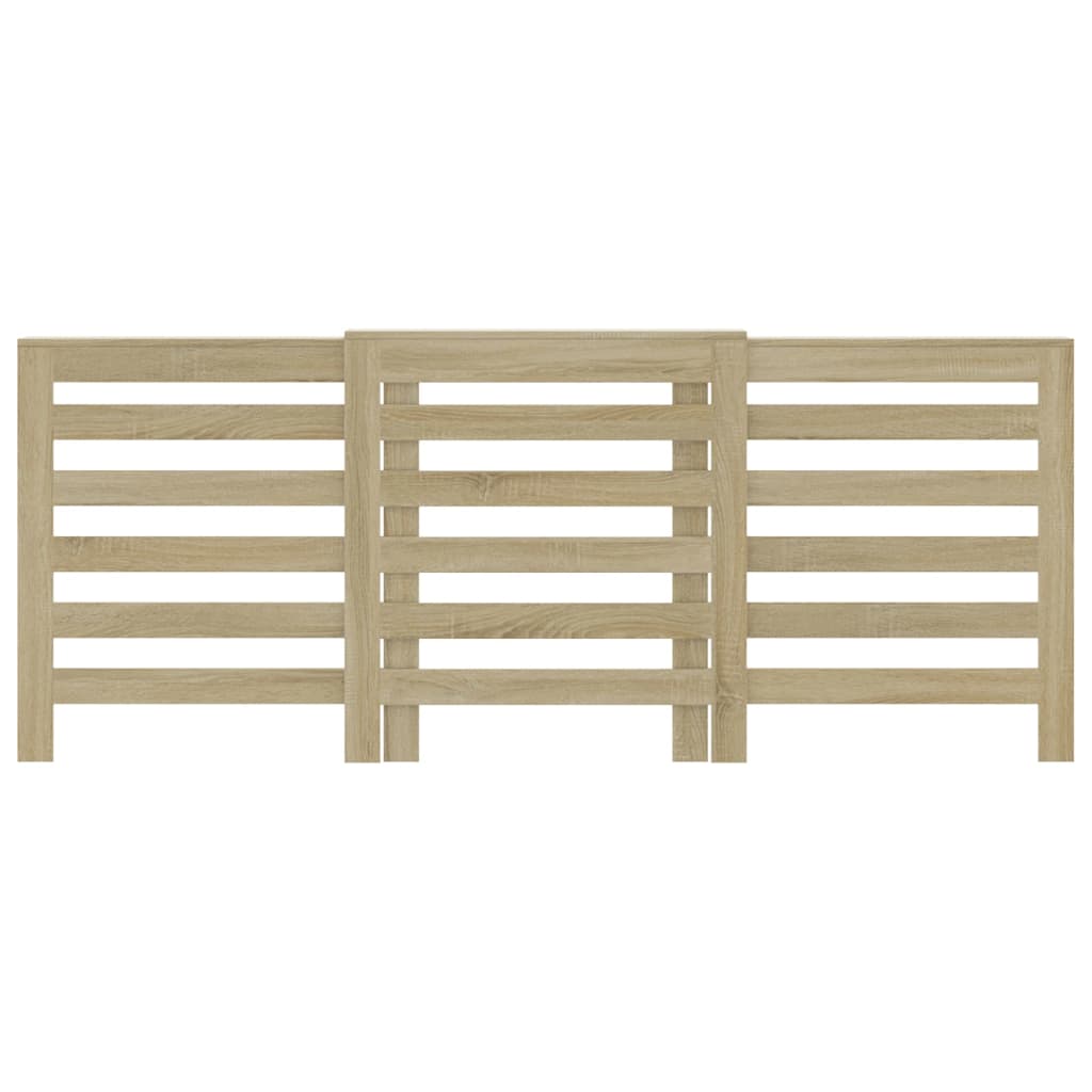 Radiator Cover Sonoma Oak 205x21,5x83,5 cm Engineered Wood