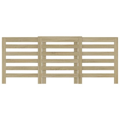 Radiator Cover Sonoma Oak 205x21,5x83,5 cm Engineered Wood