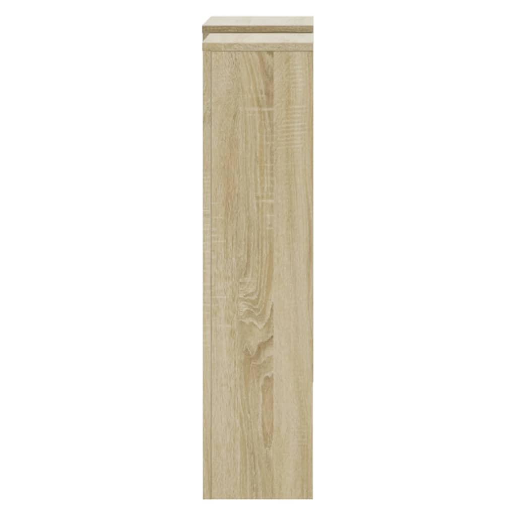 Radiator Cover Sonoma Oak 205x21,5x83,5 cm Engineered Wood