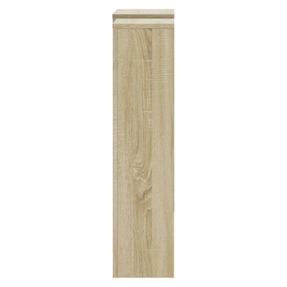 Radiator Cover Sonoma Oak 205x21,5x83,5 cm Engineered Wood