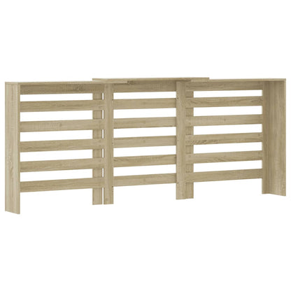 Radiator Cover Sonoma Oak 205x21,5x83,5 cm Engineered Wood