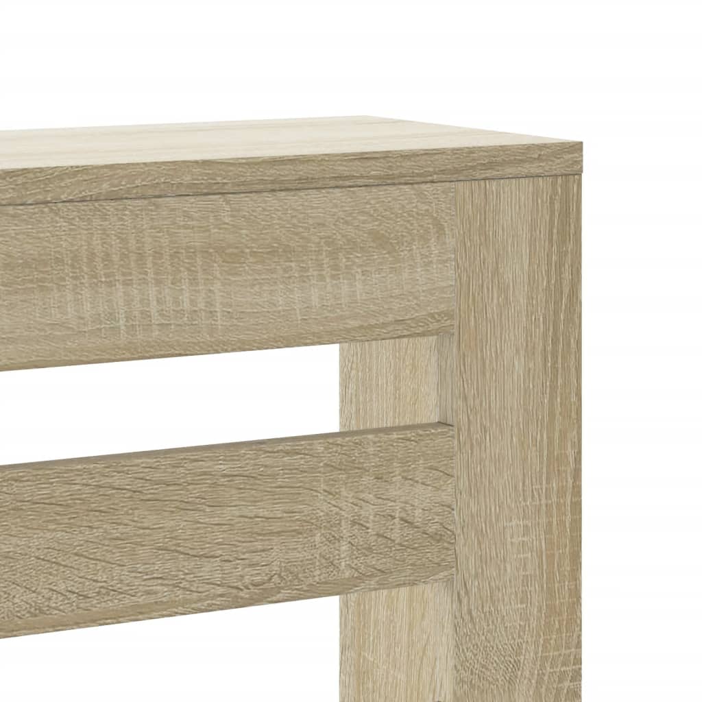 Radiator Cover Sonoma Oak 205x21,5x83,5 cm Engineered Wood