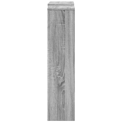Radiator Cover Grey Sonoma 205x21,5x83,5 cm Engineered Wood