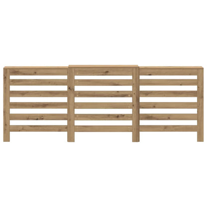 Radiator Cover Artisian Oak 205x21,5x83,5 cm Engineered Wood