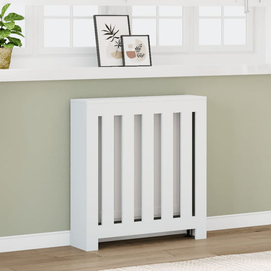 Radiator Cover White 78 x 20 x 82 cm Engineered Wood