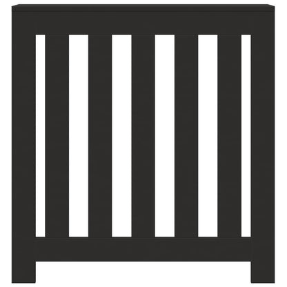 Radiator Cover Black 78x20x82 cm Engineered Wood