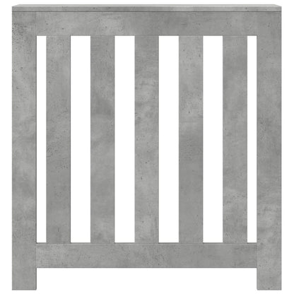 Radiator Cover Concrete Grey 78x20x82 cm Engineered Wood
