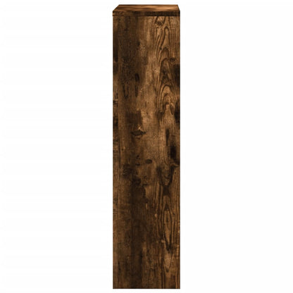 Radiator Cover Smoked Oak 78x20x82 cm Engineered Wood