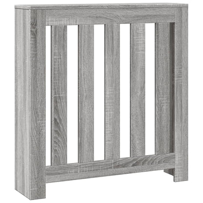 Radiator Cover Grey Sonoma 78x20x82 cm Engineered Wood