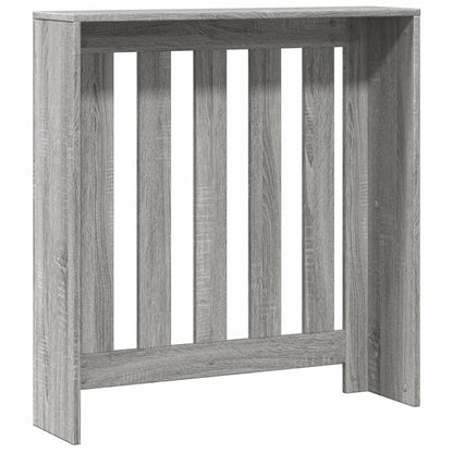 Radiator Cover Grey Sonoma 78x20x82 cm Engineered Wood
