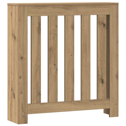 Radiator Cover Oak 78 x 20 x 82 cm Engineered Wood