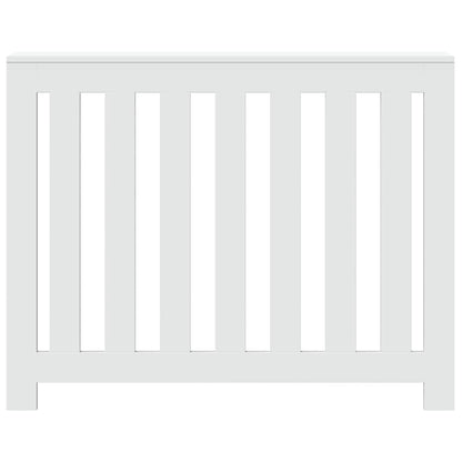 Radiator Cover White 104x20x82 cm Engineered Wood