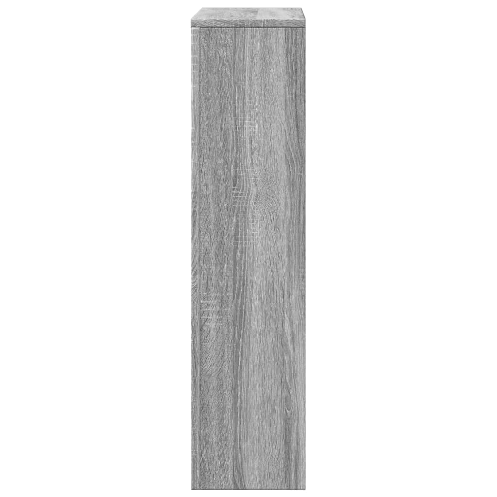 Radiator Cover Grey Sonoma 104x20x82 cm Engineered Wood