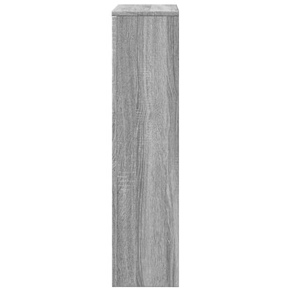Radiator Cover Grey Sonoma 104x20x82 cm Engineered Wood