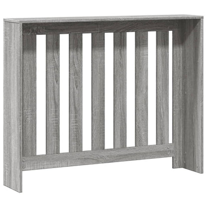 Radiator Cover Grey Sonoma 104x20x82 cm Engineered Wood