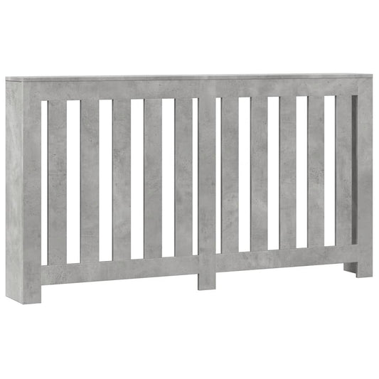 Radiator Cover Concrete Grey 149 x 20 x 82 cm Engineered Wood
