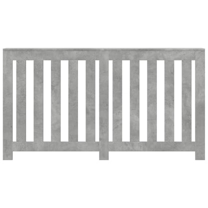 Radiator Cover Concrete Grey 149x20x82 cm Engineered Wood